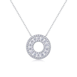 Reciprocating - A Fashionable And Luxurious Diamond Jewelry Pendant Set With Moissanite S925 Sterling Silver